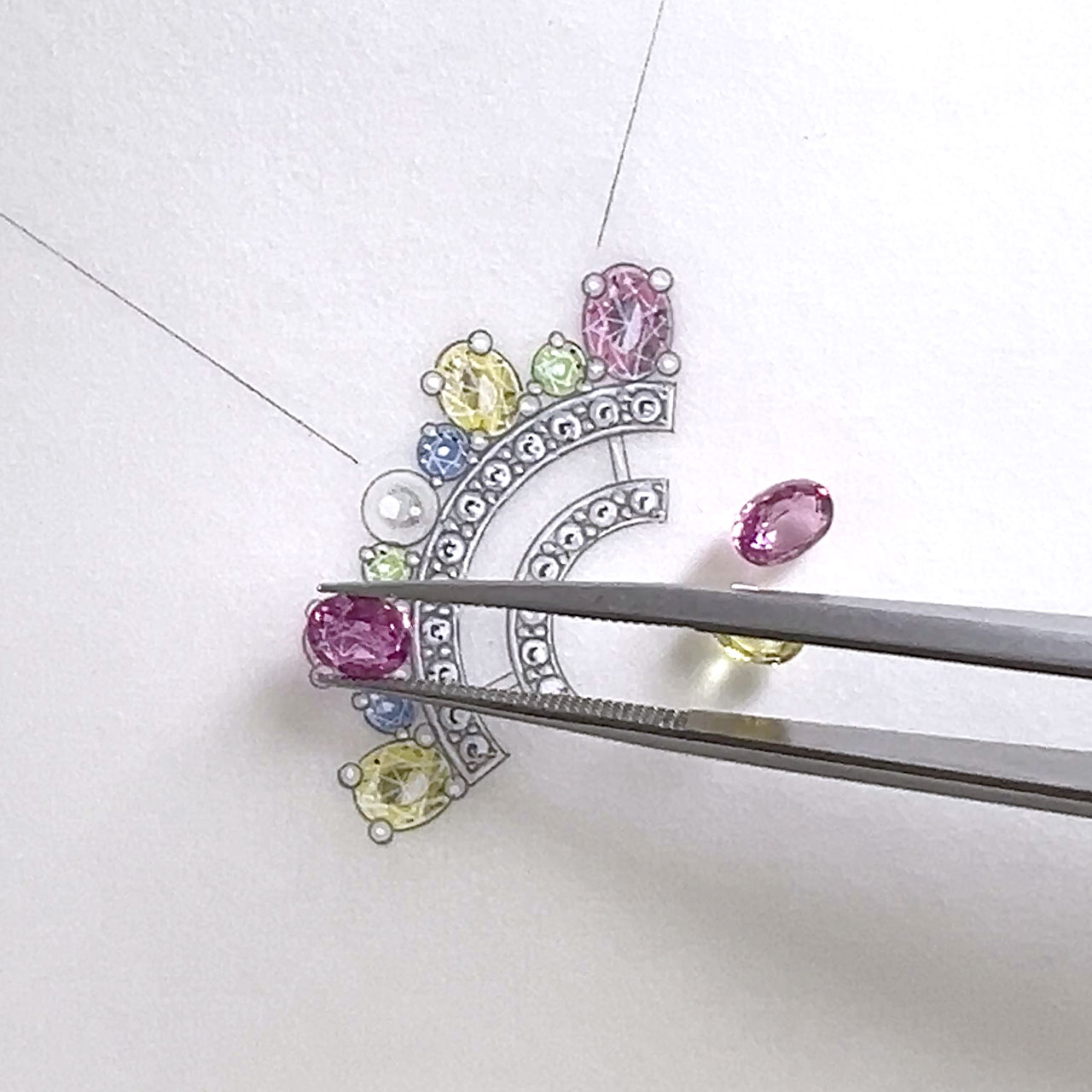 New Jewelry 2024 春暖　デザイン画