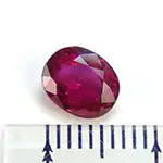 ルビー（オーバルカット）1.609ct ミャンマー産