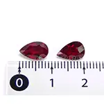 ルビー ペア（ペアシェイプカット）1.59ct/1.57ct ミャンマー産