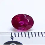 ルビー（オーバルカット）1.23ct ミャンマー産