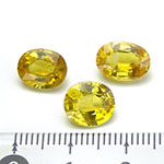 イエローサファイア　2.96ct/3.00ct/3.05ct