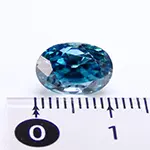 ブルージルコン オーバルカット　5.33ct