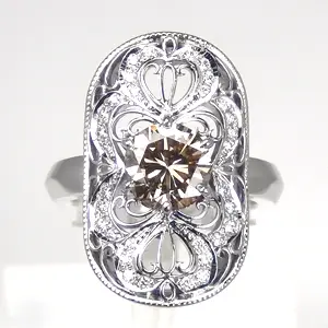 Pt900 ダイヤモンド リング