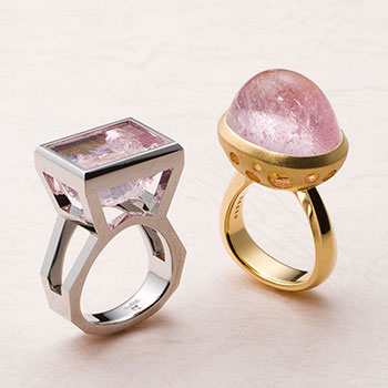 Pt Pink Beril Ring・K18 Pink Beril Ring