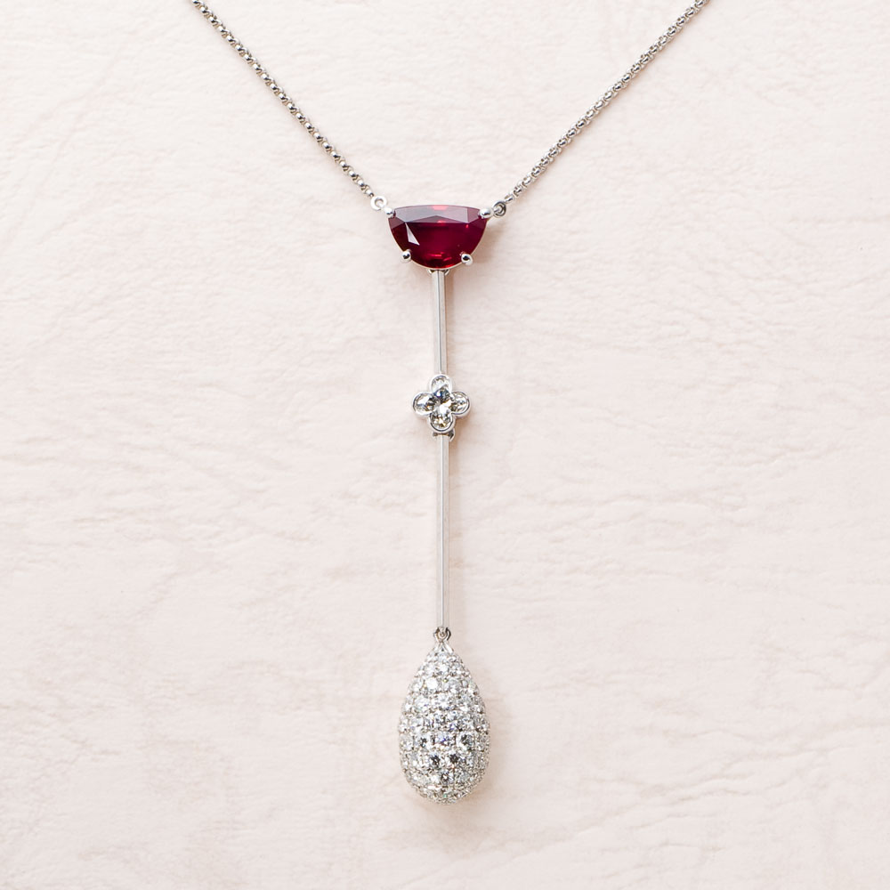 PtRuby・Diamond Necklace